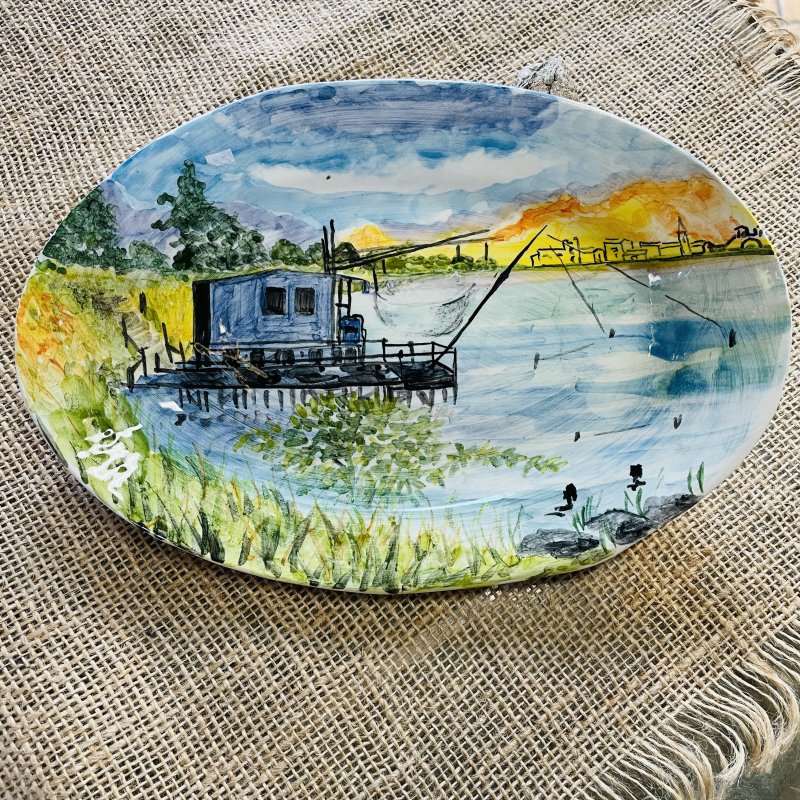 Vassoio Paesaggio di Valle