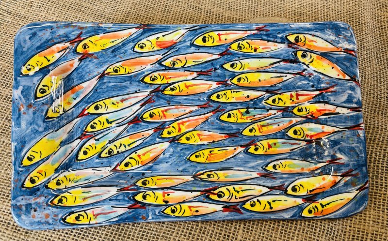 Piatto Rettangolare Alici