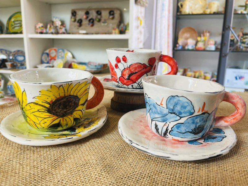 Tazze da Tè Fiorate